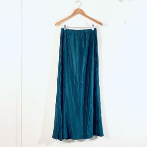 NEW Forever 21 Accordion Pleated Maxi Skirt